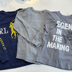3 boys T-shirts size 4/4T. Polo, Jumping Bean, Old Navy